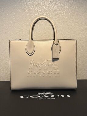 Coach Ace Tote 26 - Chalk